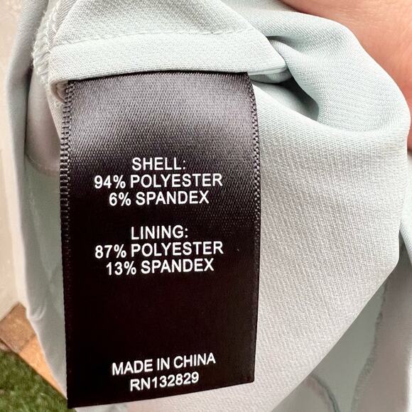 Michael Costello x Revolve Ava one shoulder dress in ice blue size Small - Picture 6 of 10